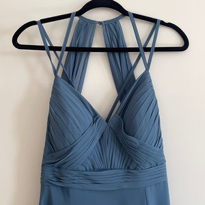 Azazie Aubrey bridesmaid dress in twilight, A10